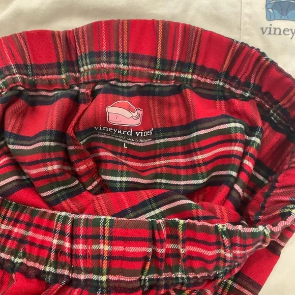 Vineyard Vines Boys coat T-Shirt, and Christmas Pants Bundle